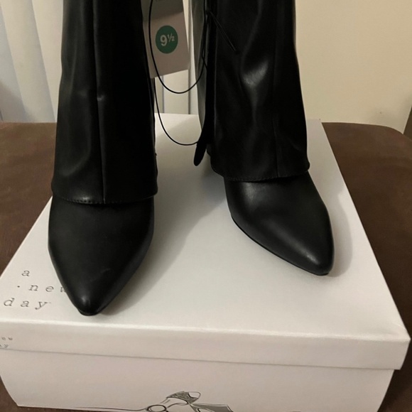 Black Wedge Bootie - Picture 4 of 4